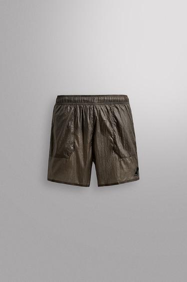 TECHNICAL TRAINING SHORTS - Taupe grey by Zara