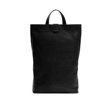 LEATHER BACKPACK - Black by Zara