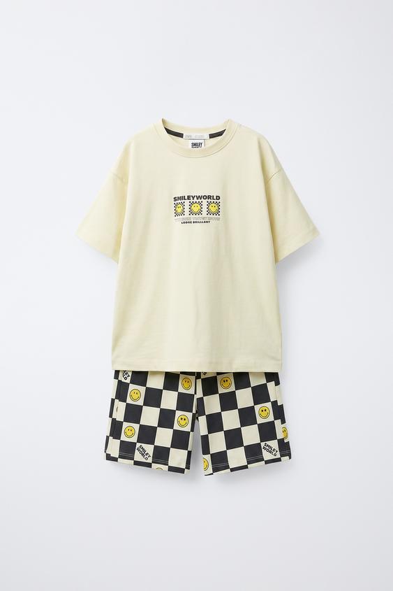AGES 6-14/ SMILEYWORLD ® PYJAMAS - Yellow by Zara - Image 0