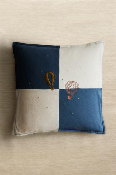 CHILDREN'S EMBROIDERED BALLOON CUSHION COVER - Multicoloured by Zara