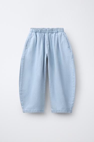 BALLOON FIT JEANS - Light blue by Zara
