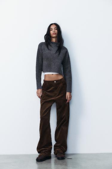 ROUND NECK KNIT SWEATER - Mid-grey by Zara - Image 0