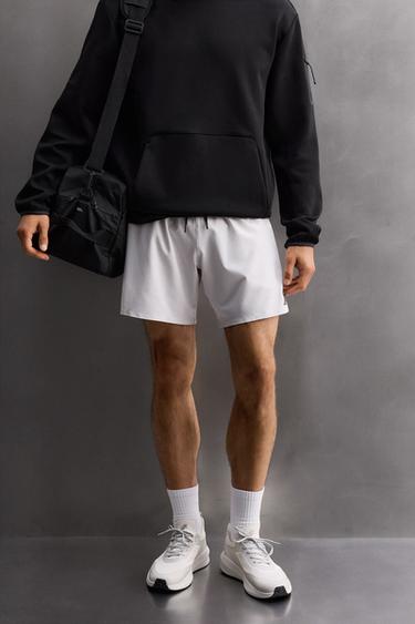 BASIC TRAINING SHORTS - Oyster-white by Zara