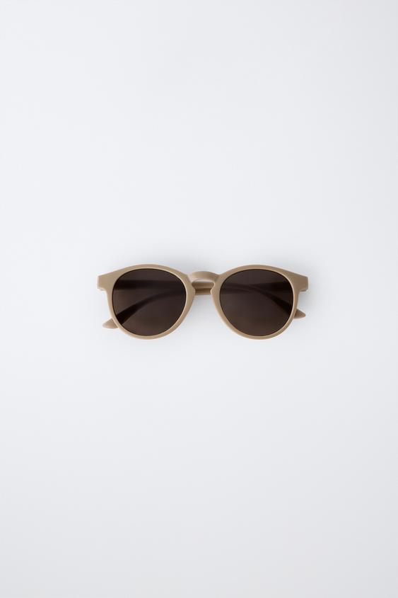 SLIM RESIN SUNGLASSES - Beige by Zara - Image 0