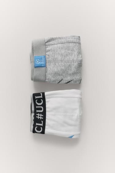 2-14 YEARS/ TWO-PACK OF UEFA CHAMPIONS LEAGUE ® BOXERS - 451 by Zara