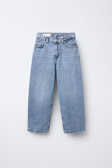 RELAXED BAGGY JEANS - Light blue by Zara