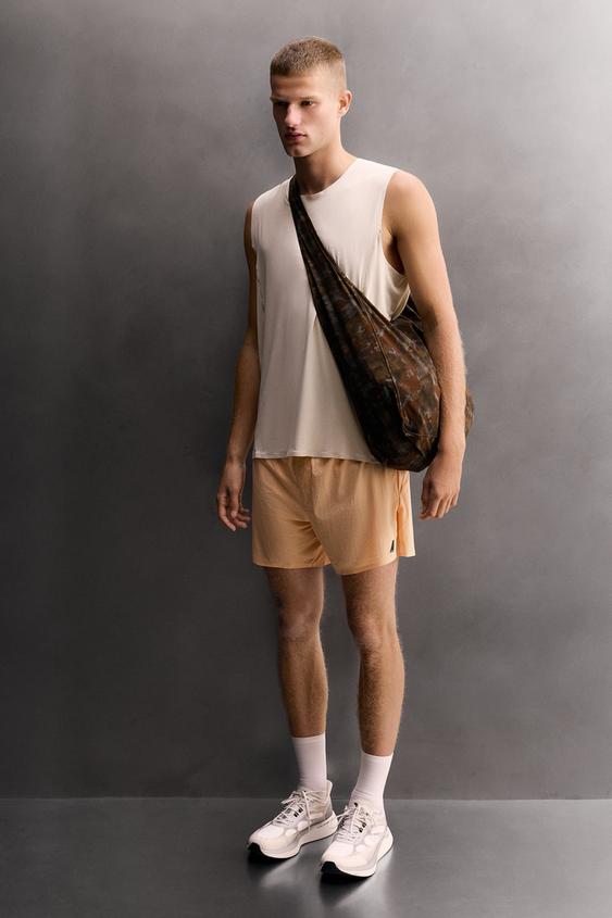 NYLON TOTE BAG - Brown by Zara - Image 0