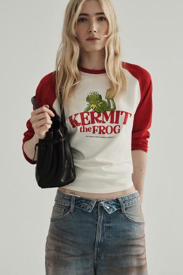 THE MUPPETS ©DISNEY LONG SLEEVE T-SHIRT - White by Zara