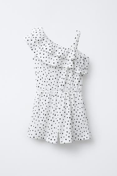 HEART PLAYSUIT - Black / White by Zara - Image 0