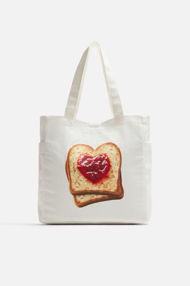 FABRIC SHOPPER BAG - White by Zara
