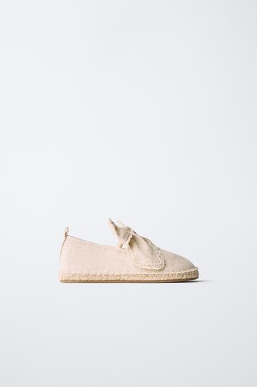 BOW ESPADRILLES - Ecru White by Zara