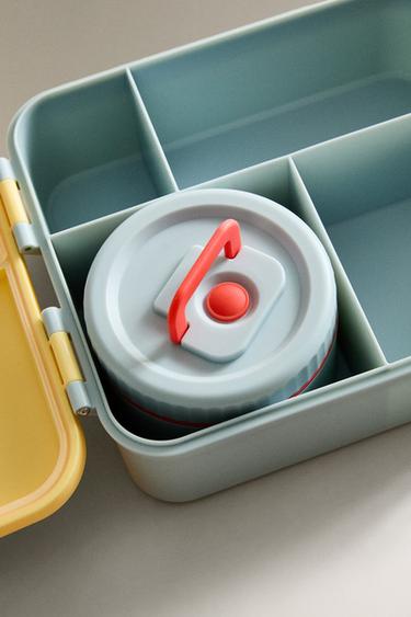 CHILDREN'S LUNCH BOX WITH SPACE STICKERS - Multicoloured by Zara