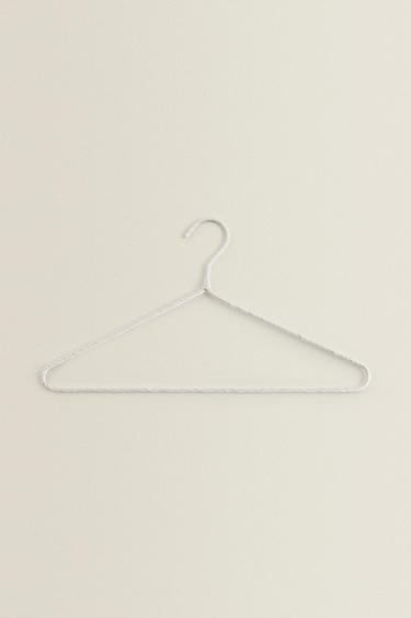 BEIGE COTTON AND LINEN HANGER (PACK OF 4) - Light beige by Zara - Image 0