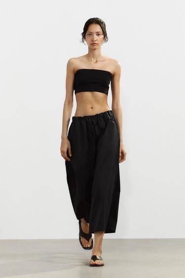 CULOTTE TROUSERS - Black by Zara - Image 0
