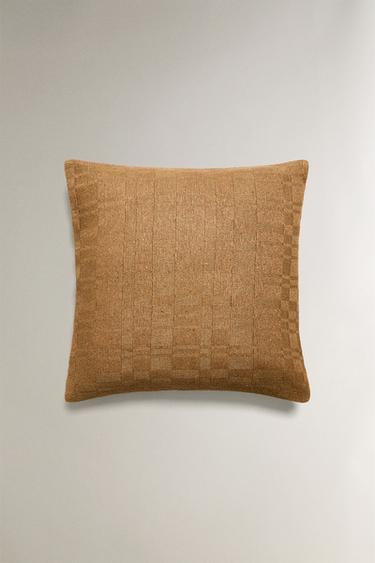 SILK CUSHION COVER - Sand by Zara - Image 0