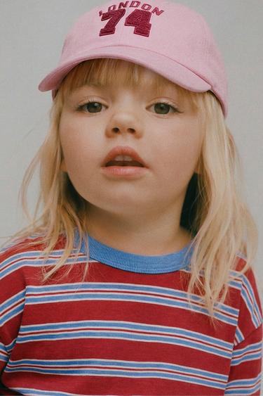 VARSITY CAP - Pale pink by Zara