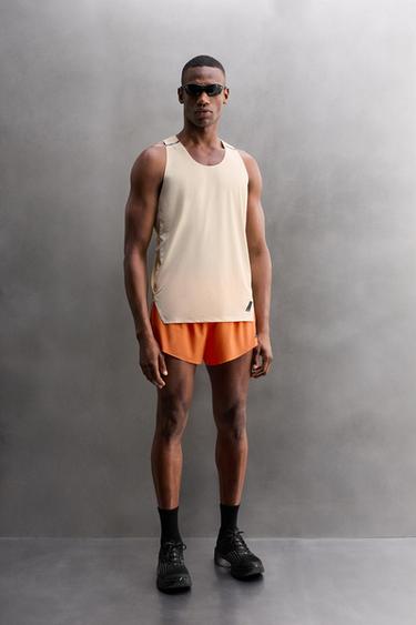 SHORT RUNNING SHORTS - Orange by Zara - Image 0