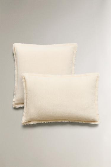 CHENILLE CUSHION COVER - Beige by Zara - Image 0