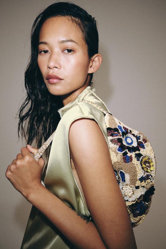 BEADED HANDBAG - Multicoloured by Zara - Image 0