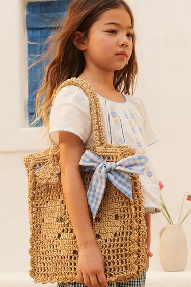 RAFFIA EFFECT TOTE BAG - Ecru White by Zara - Image 0