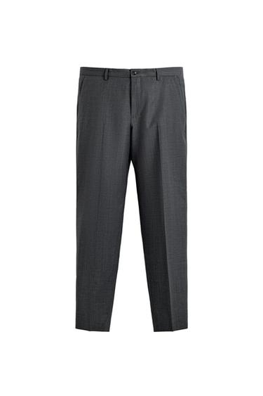PINSTRIPED SUIT TROUSERS - Grey by Zara