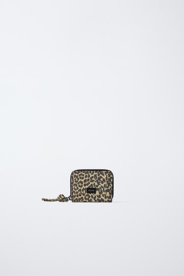 ANIMAL PRINT WALLET - Brown by Zara - Image 0