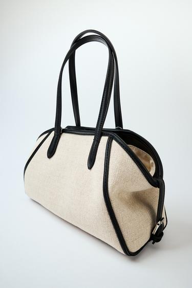 BOWLING SHOULDER BAG - Light beige by Zara