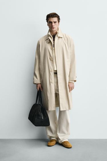 REGULAR FIT TRENCH COAT - Beige by Zara