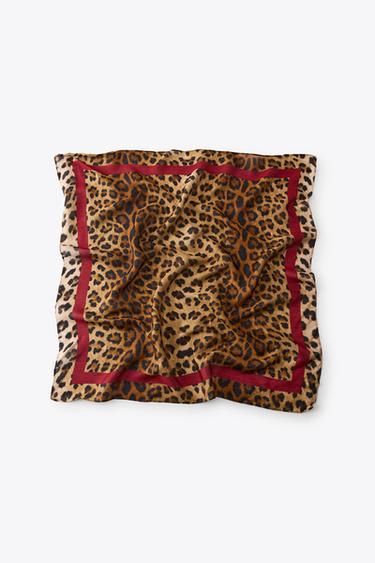 ANIMAL PRINT MODAL SCARF - Leopard by Zara - Image 0
