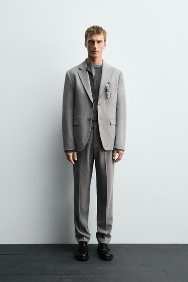 TEXTURED SLIM FIT SUIT - 977 by Zara - Image 0