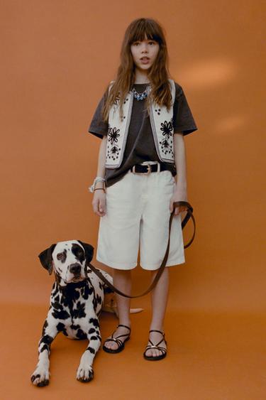 EMBROIDERED WAISTCOAT - White by Zara