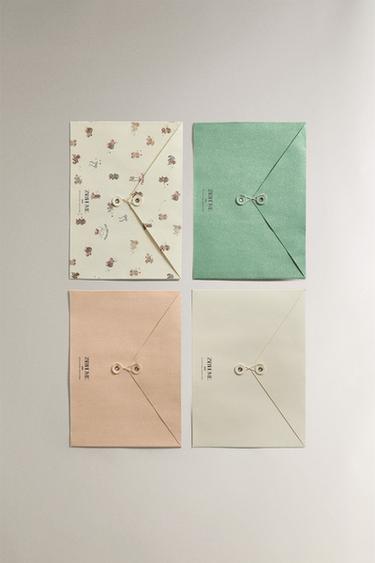 ROLLER SKATE ENVELOPES (SET OF 4) - Multicoloured by Zara - Image 0