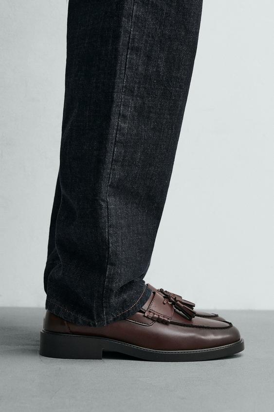 DRESS PENNY LOAFERS - Brown by Zara - Image 0