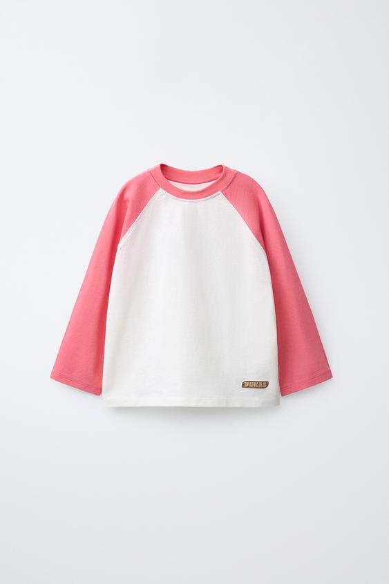 PUKAS SURF RAGLAN SLEEVE T-SHIRT - Pink by Zara - Image 0