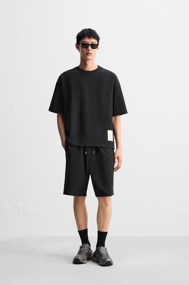 TECHNICAL RELAXED FIT SWEATSHIRT - Black by Zara