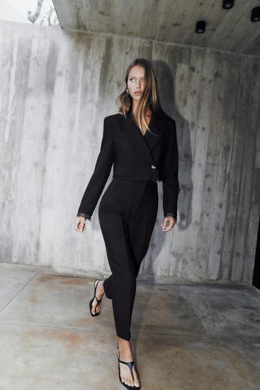 HIGH-WAIST TROUSERS - Black by Zara