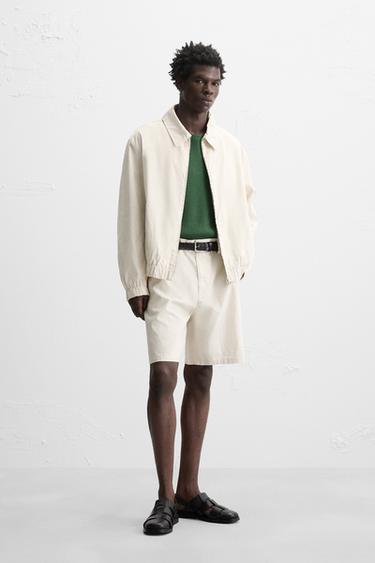 STRIPED TEXTURED JACKET - striped by Zara - Image 0
