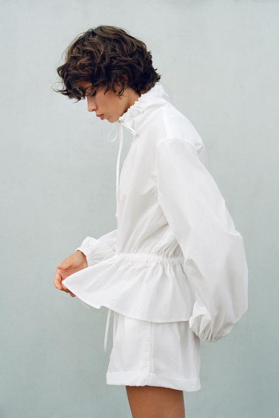 TURN-UP HEM SHORTS - White by Zara - Image 0