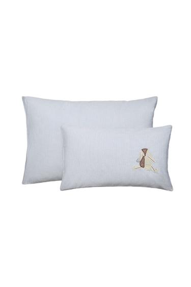 KIDS' RABBIT COTTON PILLOWCASE - Blue by Zara