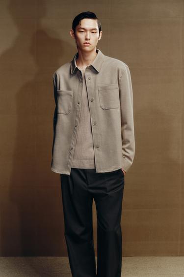 EASY CARE TEXTURED SHIRT - Sand by Zara