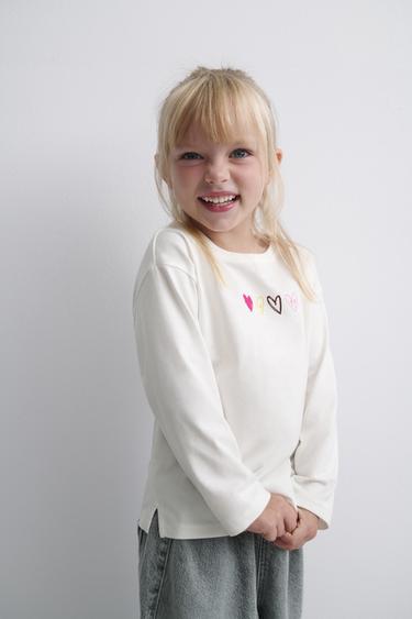 SLOGAN PRINT T-SHIRT - White by Zara