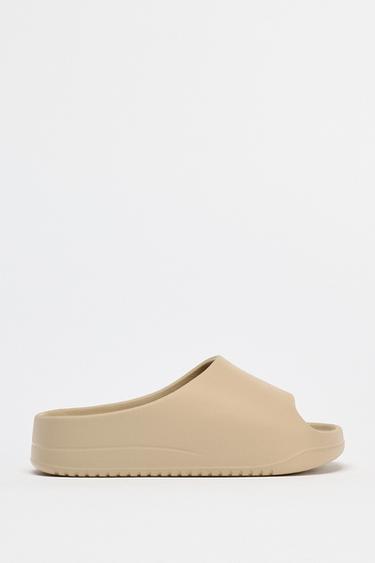 FLATFORM SANDALS - Beige by Zara