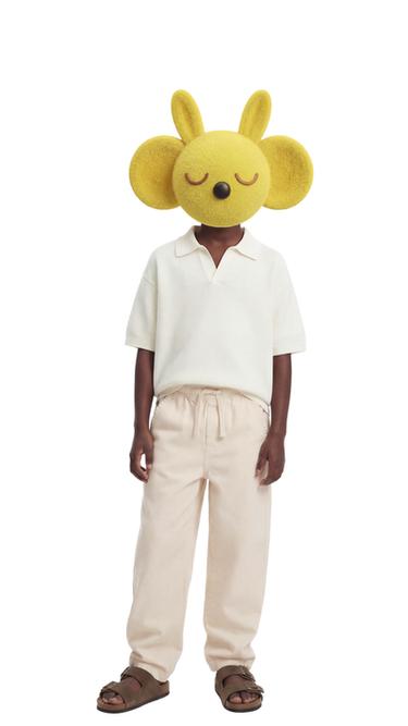 FLOWING SALGA TROUSERS - Light ecru by Zara