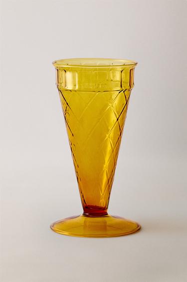 BOROSILICATE ICE-CREAM CUP - Orange by Zara