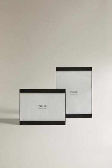 BLACK METAL PHOTO FRAME - Black by Zara