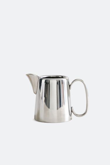 SHINY METAL MILK JUG - Silver by Zara