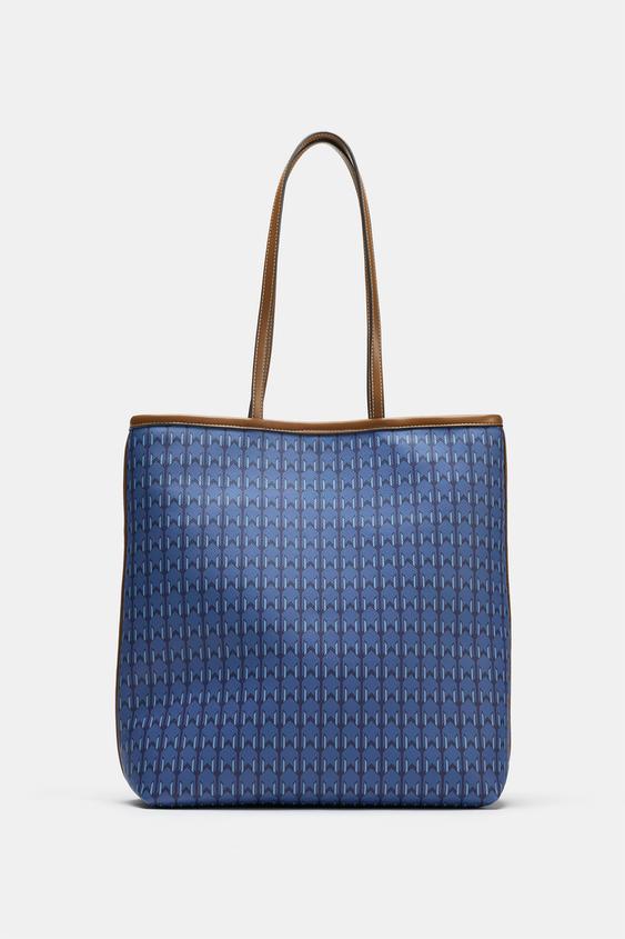 PRINTED SHOULDER BAG - Multicoloured by Zara - Image 0