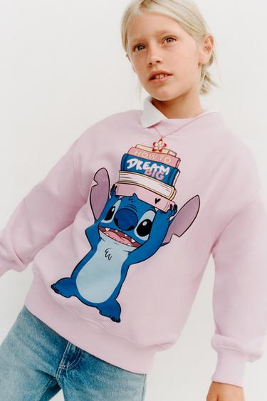 LILO & STITCH © DISNEY PRINTED SWEATSHIRT - Pink by Zara