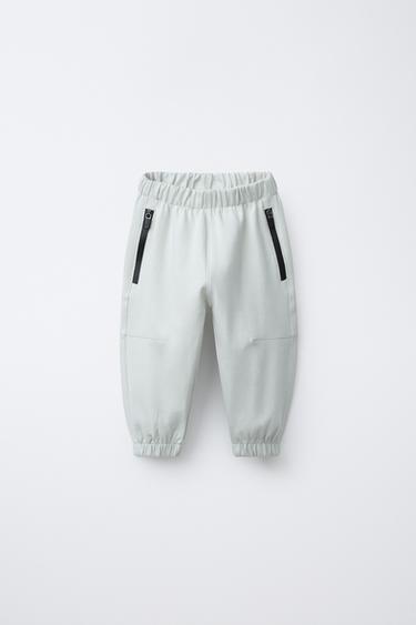 JOGGER INTERLOCK LOGO - Stone by Zara - Image 0