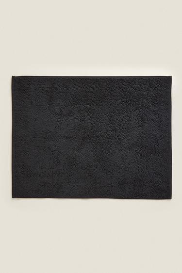 NON-SLIP PLAIN BATH MAT - Black by Zara - Image 0